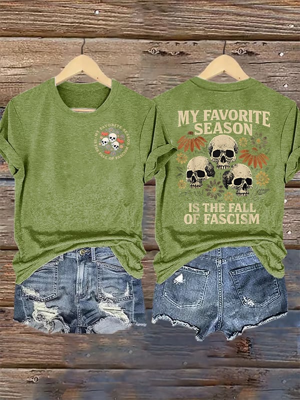 🔥Buy 3 Get 15% Off🔥Women’s MY FAVORITE SEASON Printed T-Shirt