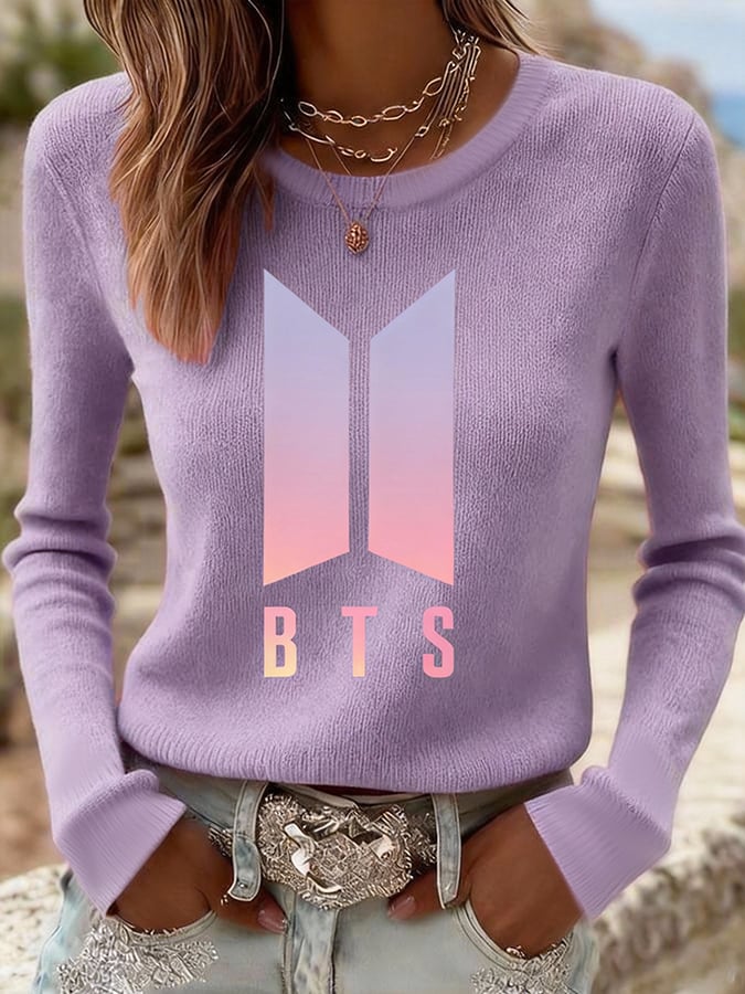 Women's 2026 BTS Printed Top