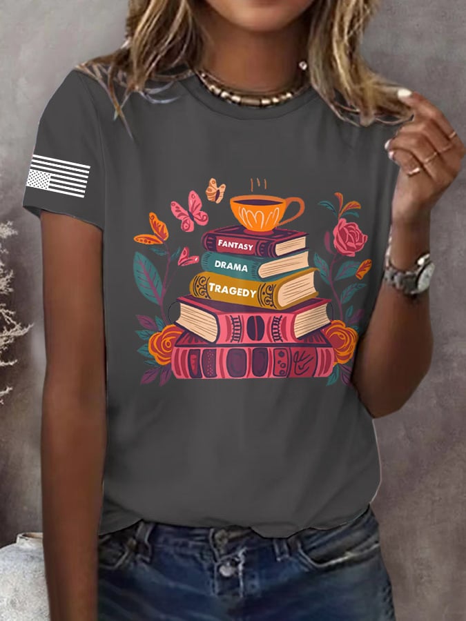 🔥Buy 3 Get 15% Off🔥Retro Fantasy Drama Tragedy Print T-Shirt