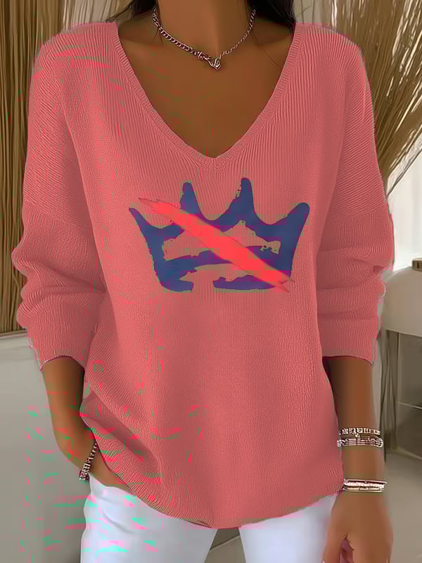 🔥Buy 3 Get 15% Off🔥Women's America has no kings print Sweatshirt