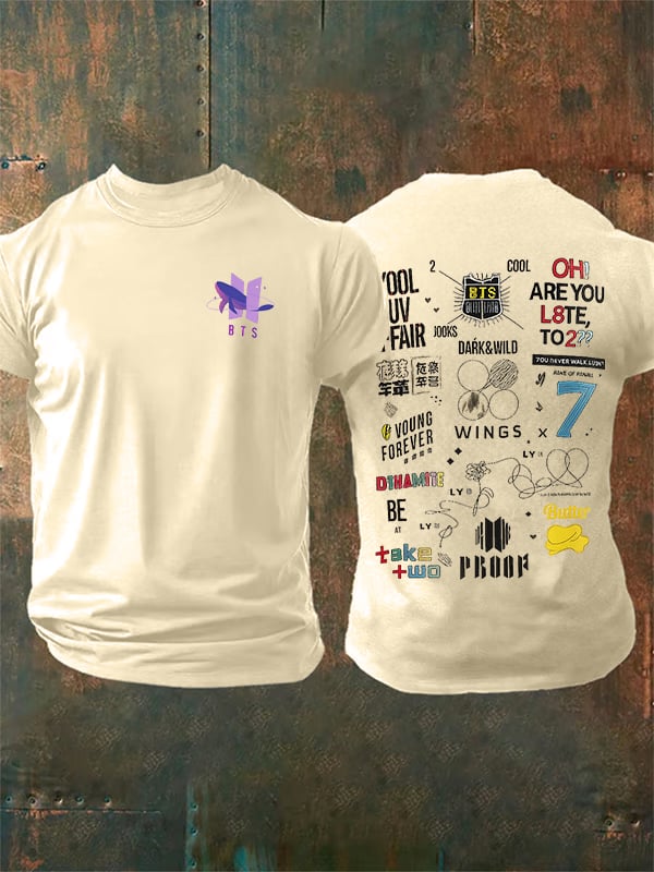 Men's BTS Print T-Shirt