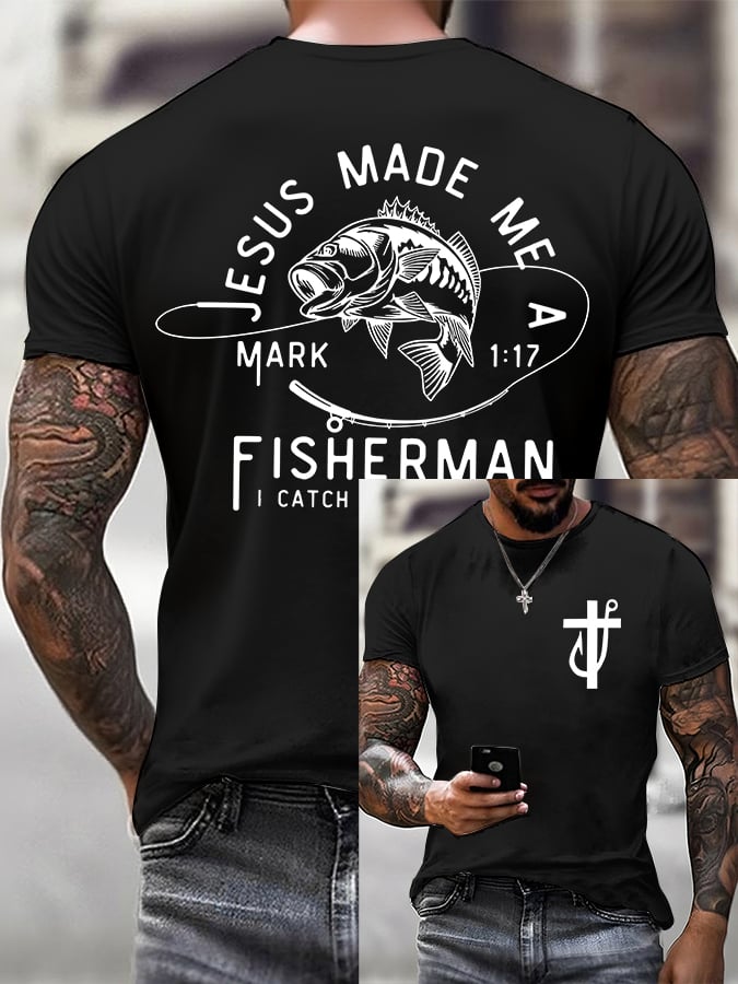 Men'S Casual Faith Short-Sleeved T-Shirt