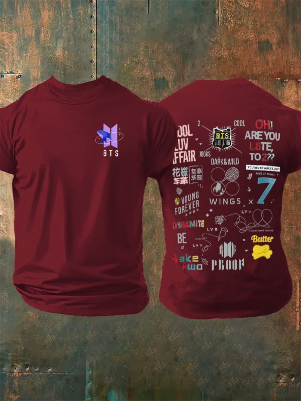 Men's BTS Print T-Shirt