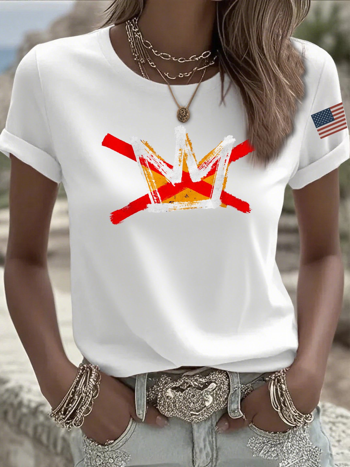 🔥Buy 3 Get 15% Off🔥Women's casual reject king T-shirt