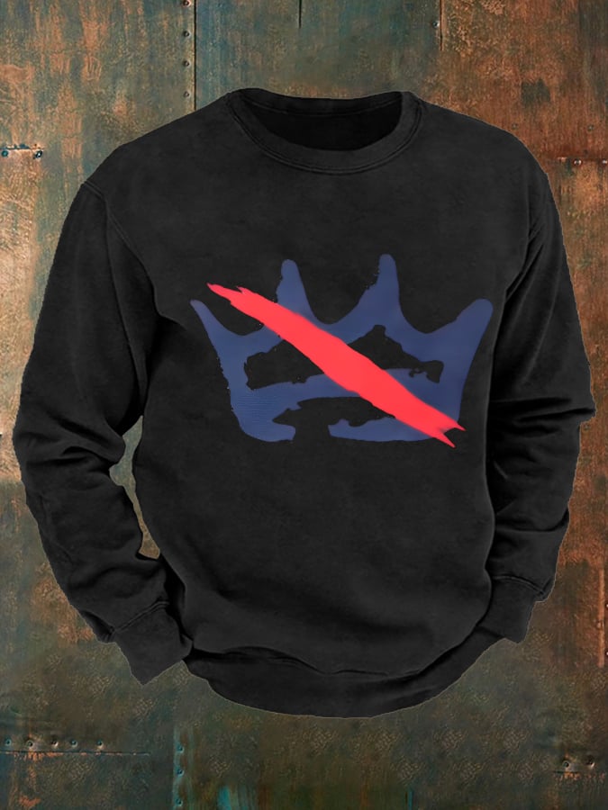 🔥Buy 3 Get 15% Off🔥Men's America has no kings print Casual Sweatshirt