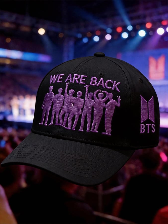 Bts 2026 Comeback Casual Printed Baseball Cap