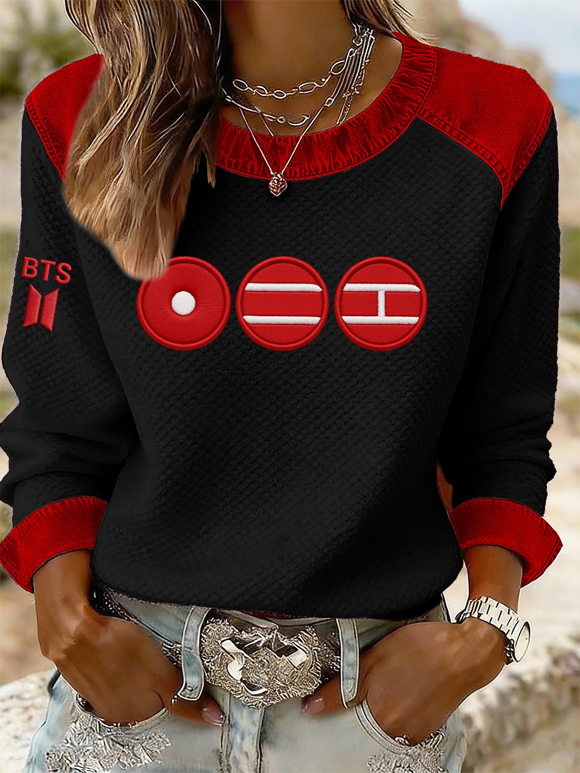 Women'S 2026 Bts Comeback Printed Casual Sweatshirt