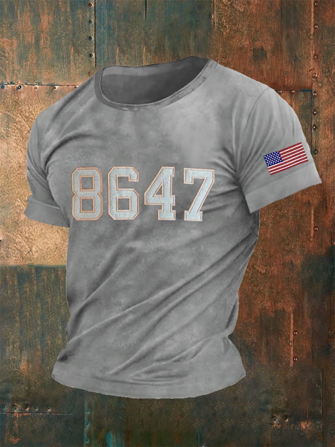 🔥Buy 3 Get 15% Off🔥Men's Retro Fdt Print Casual T-Shirt