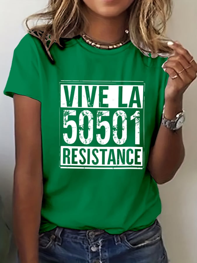🔥Buy 3 Get 15% Off🔥Women's 50501 Protest Print T-Shirt
