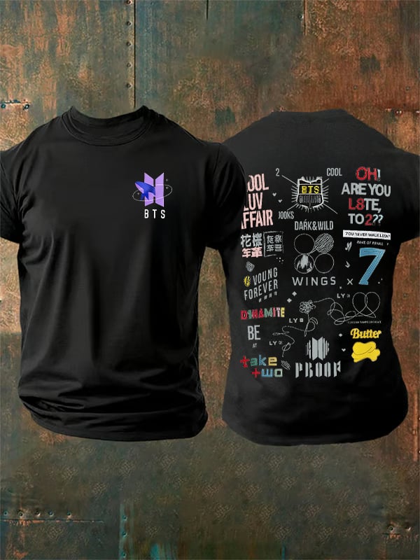 Men's BTS Print T-Shirt