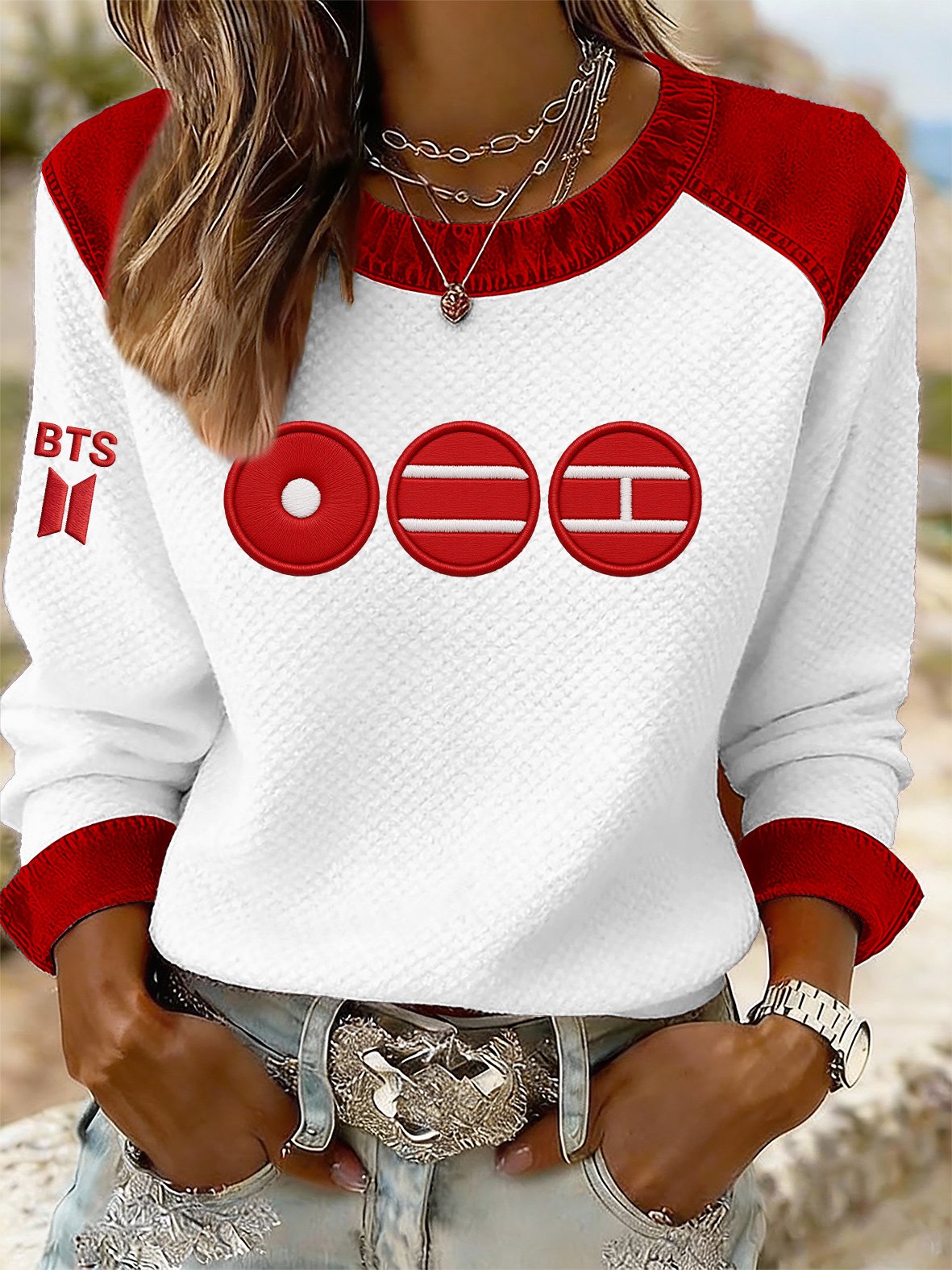 Women'S 2026 Bts Comeback Printed Casual Sweatshirt