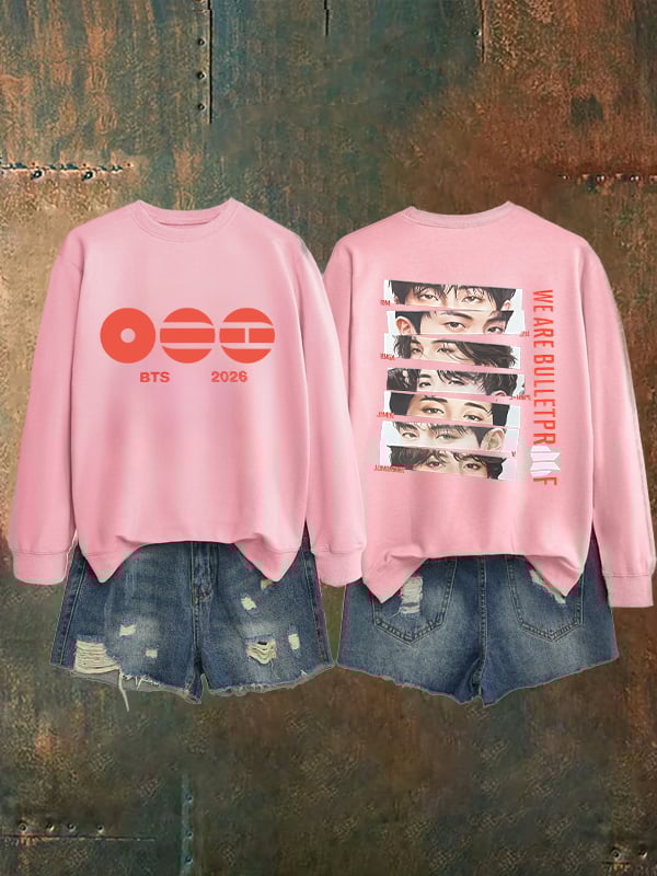 Women's K-pop Print Sweatshirt