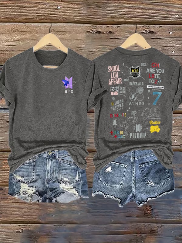 Women's BTS Print T-Shirt