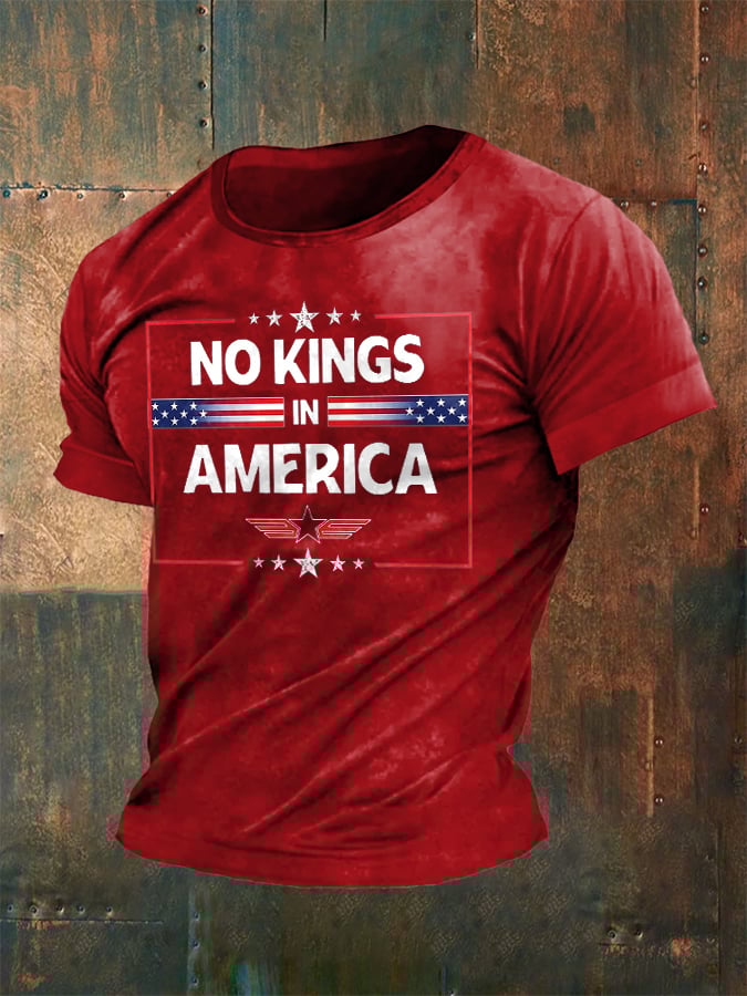 🔥Buy 3 Get 15% Off🔥Men's Casual Fashion American Kingless Print T-Shirt