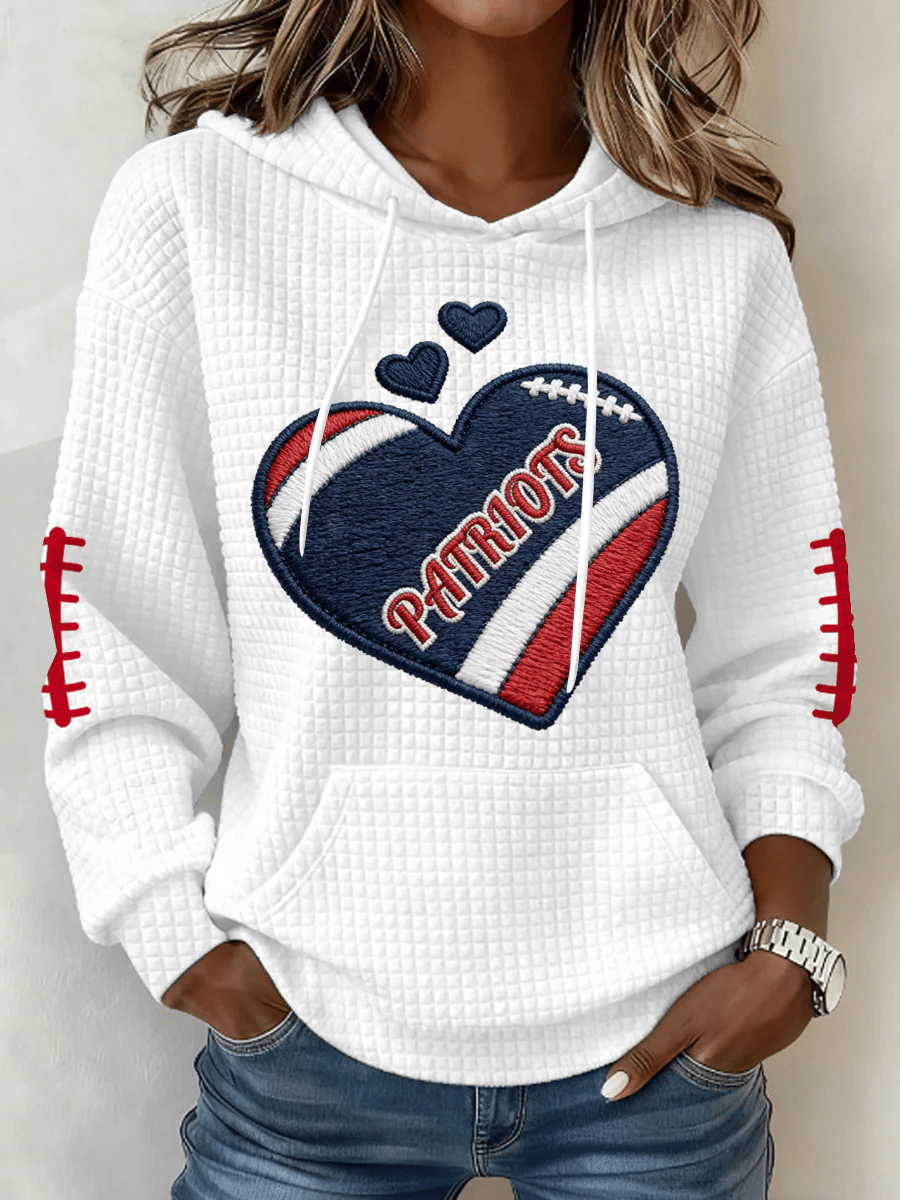 Women's Football Print Sweatshirt