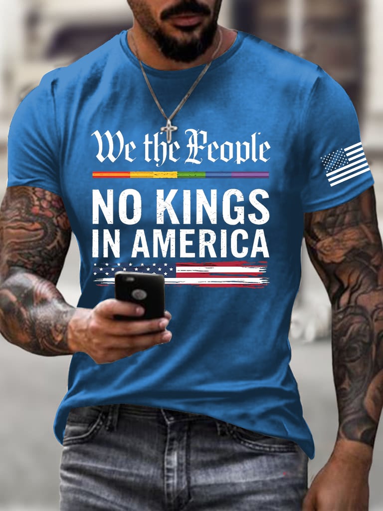 🔥Buy 3 Get 15% Off🔥Men's Casual Fashion Reject The King Fdt Round Neck T-Shirt