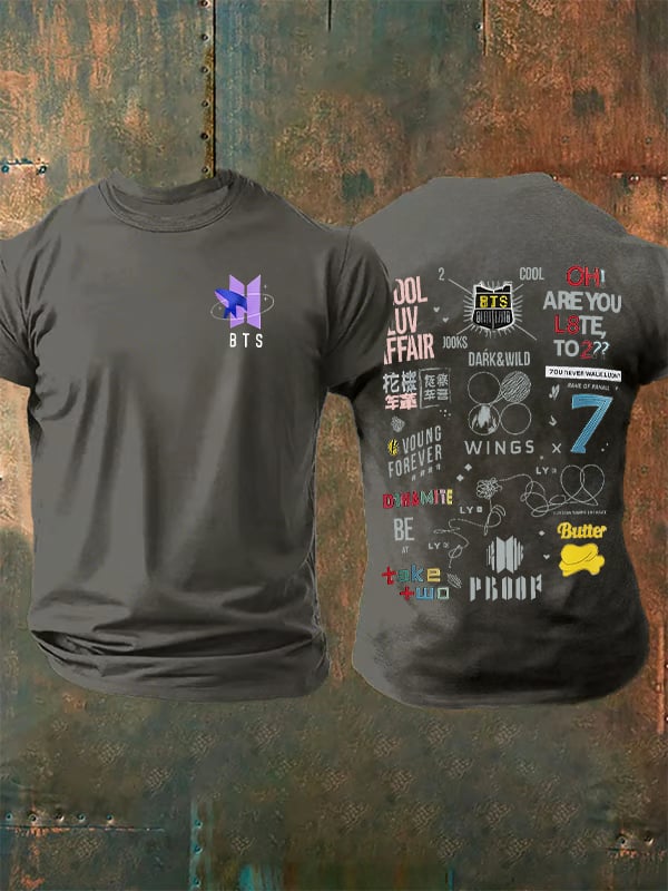 Men's BTS Print T-Shirt