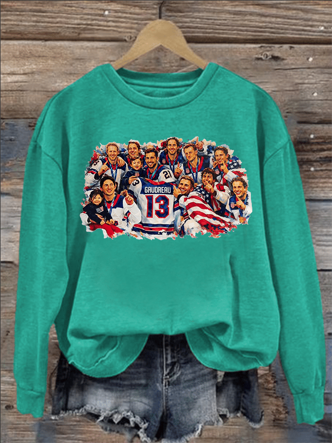 Women's Funny Character Print Sweater