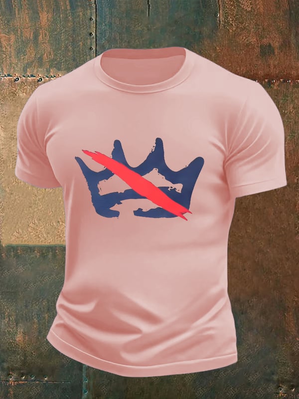 🔥Buy 3 Get 15% Off Men's America has no kings print T-Shirt