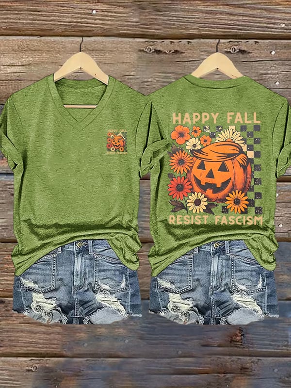 🔥Buy 3 Get 15% Off🔥Women's My Favorite Season is the Fall Print T-shirt