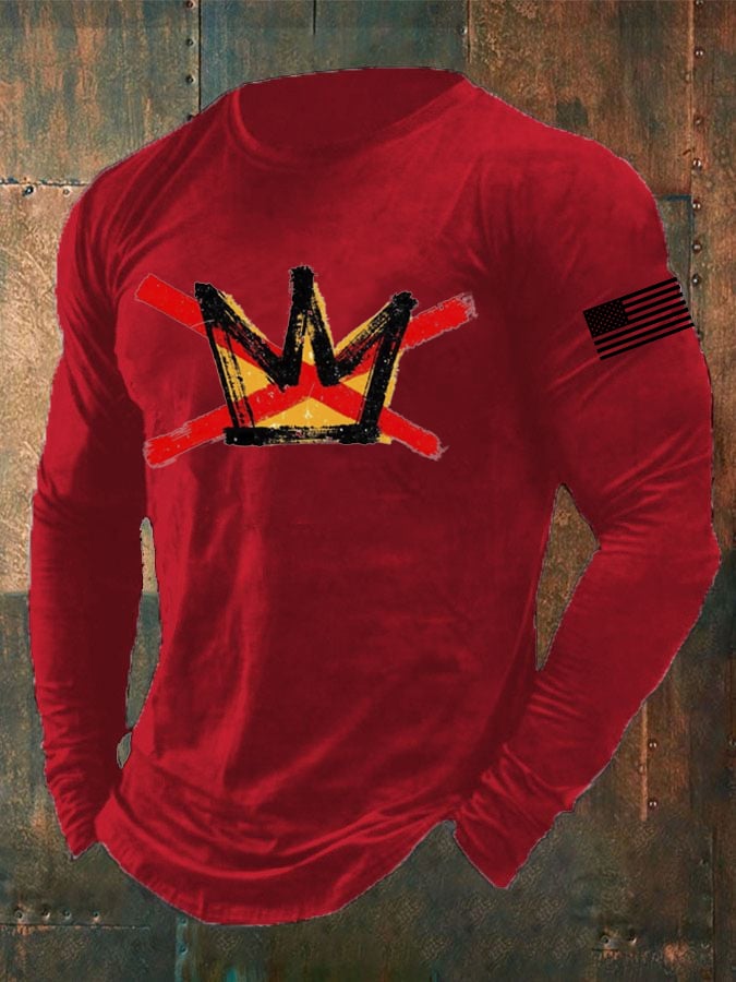 🔥Buy 3 Get 15% Off🔥Men's Vintage No Kings In America Printed Casual T-shirt