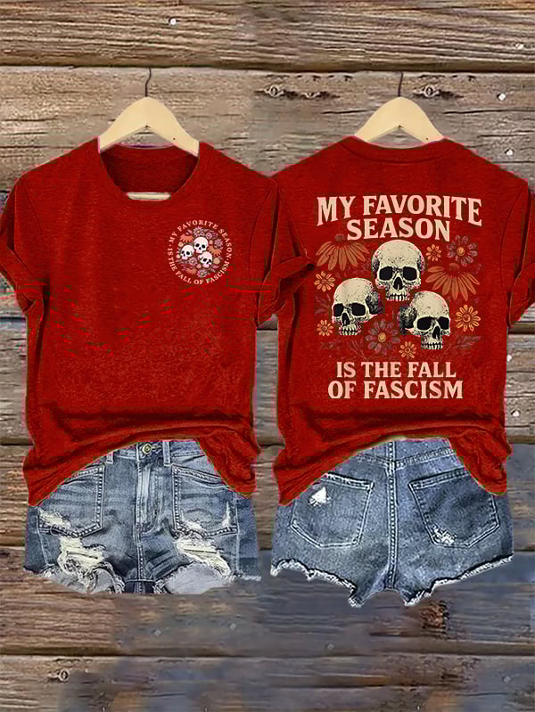 🔥Buy 3 Get 15% Off🔥Women’s MY FAVORITE SEASON Printed T-Shirt