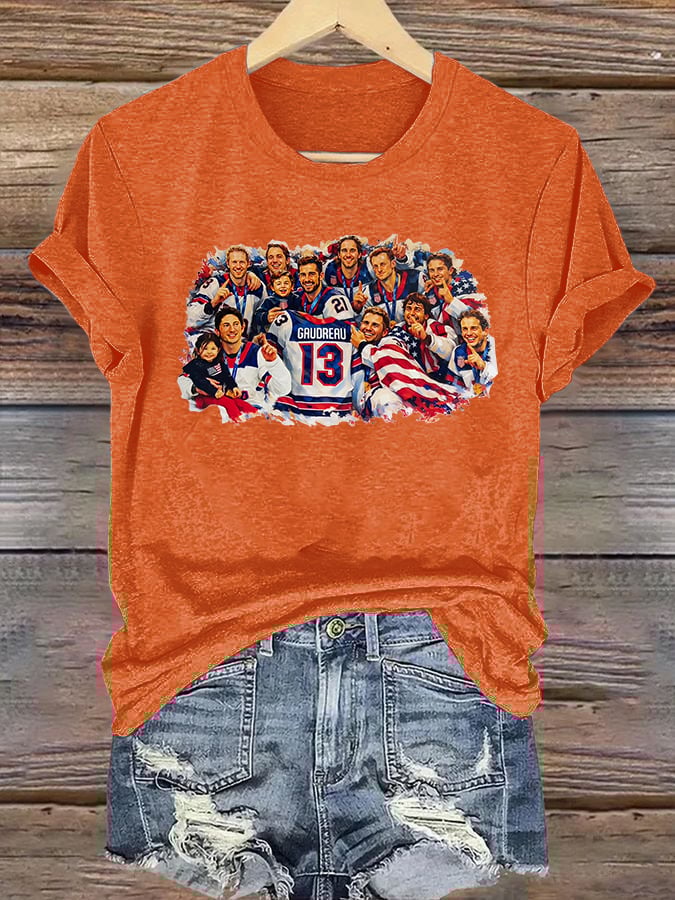 Women's Funny Character Print T-Shirt