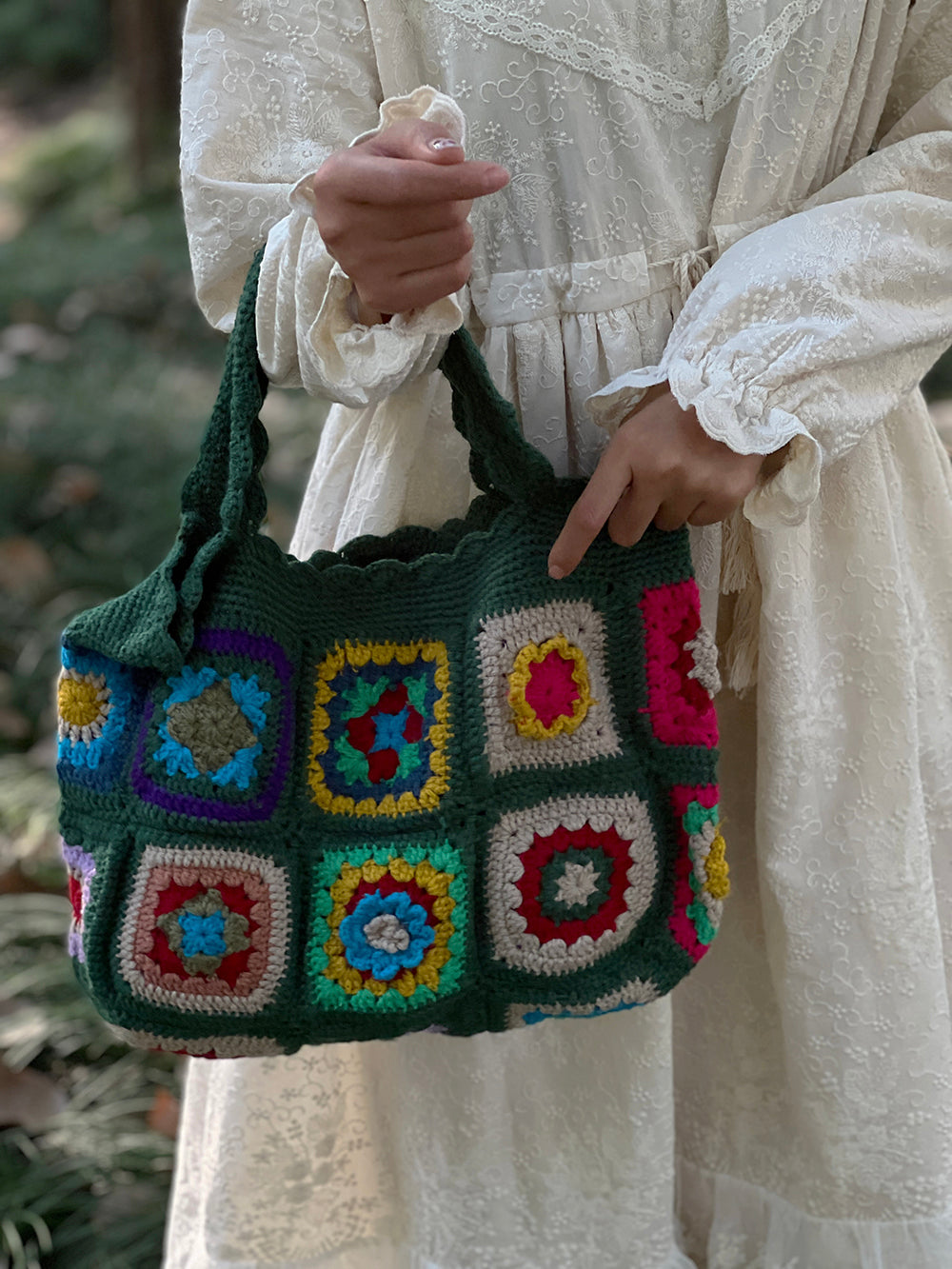 Handmade Crocheted Handbag