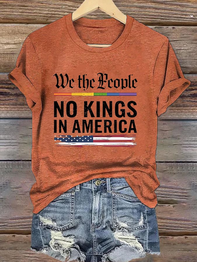 🔥Buy 3 Get 15% Off🔥Women's Fashion Casual American Kingless Print T-Shirt