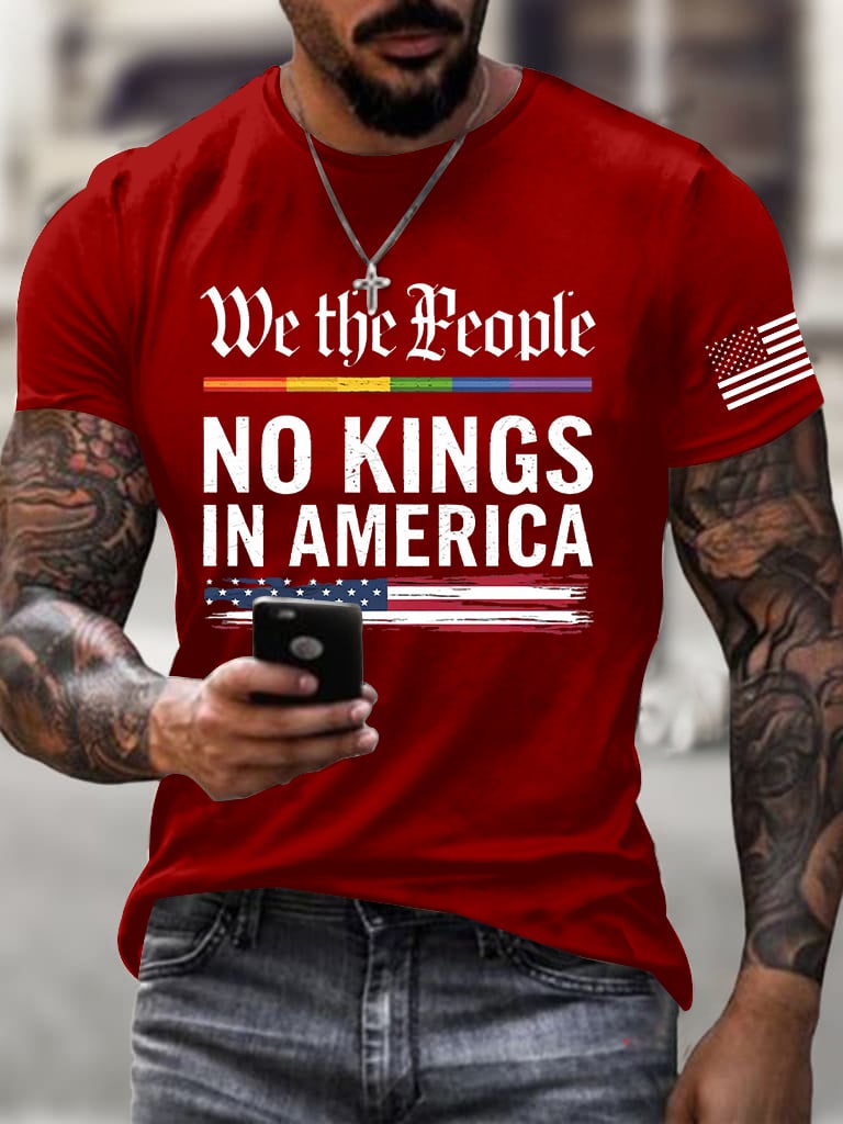 🔥Buy 3 Get 15% Off🔥Men's Casual Fashion Reject The King Fdt Round Neck T-Shirt