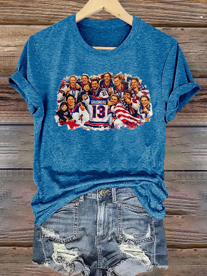 Women's Funny Character Print T-Shirt