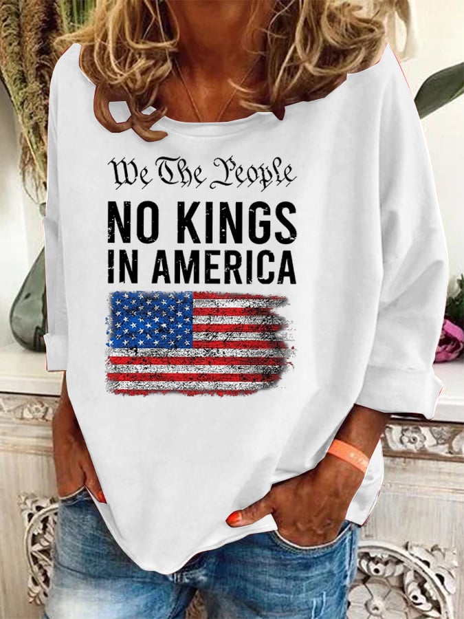 🔥Buy 3 Get 15% Off🔥Women's casual American flag-free T-shirt