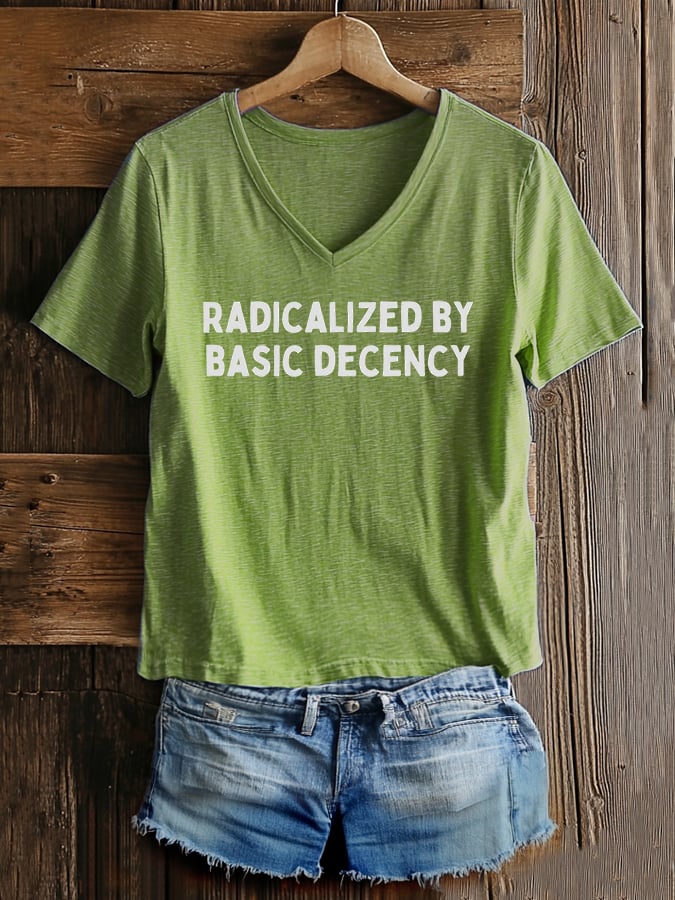 🔥Buy 3 Get 15% Off🔥Women's Casual Social Democracy Printed T-shirt