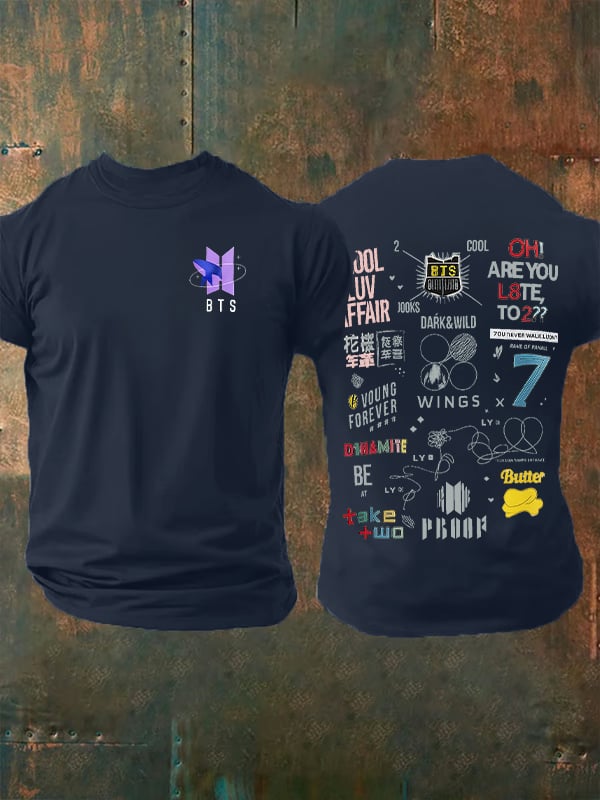 Men's BTS Print T-Shirt