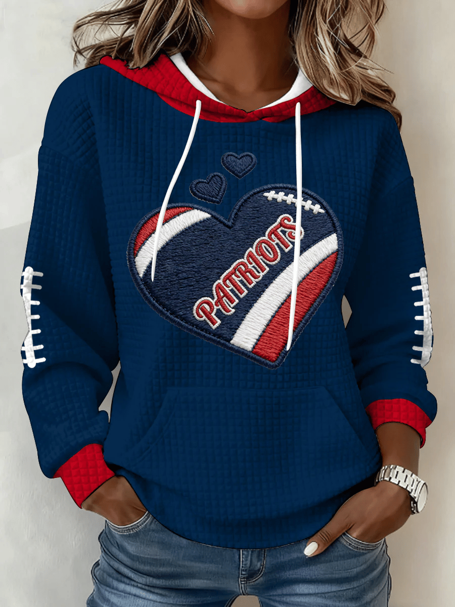 Women's Football Print Sweatshirt