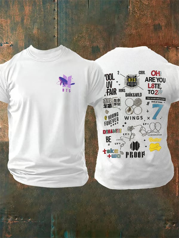 Men's BTS Print T-Shirt