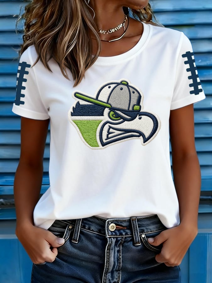 Women's Football Print T-shirt