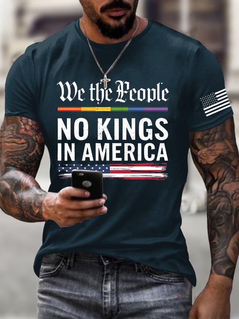 🔥Buy 3 Get 15% Off🔥Men's Casual Fashion Reject The King Fdt Round Neck T-Shirt