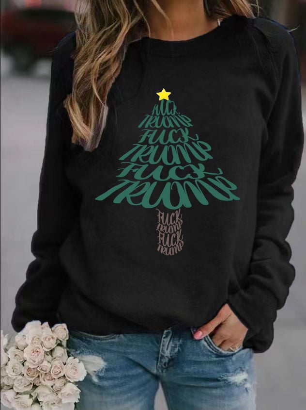 🔥Buy 3 Get 15% Off🔥Women's Funny Christmas Tree With fdt Sweatshirt
