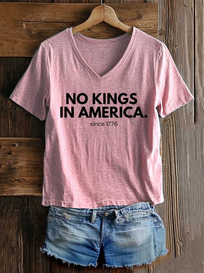🔥Buy 3 Get 15% Off🔥Women's Casual Fashion American Kingless Printed T-Shirt