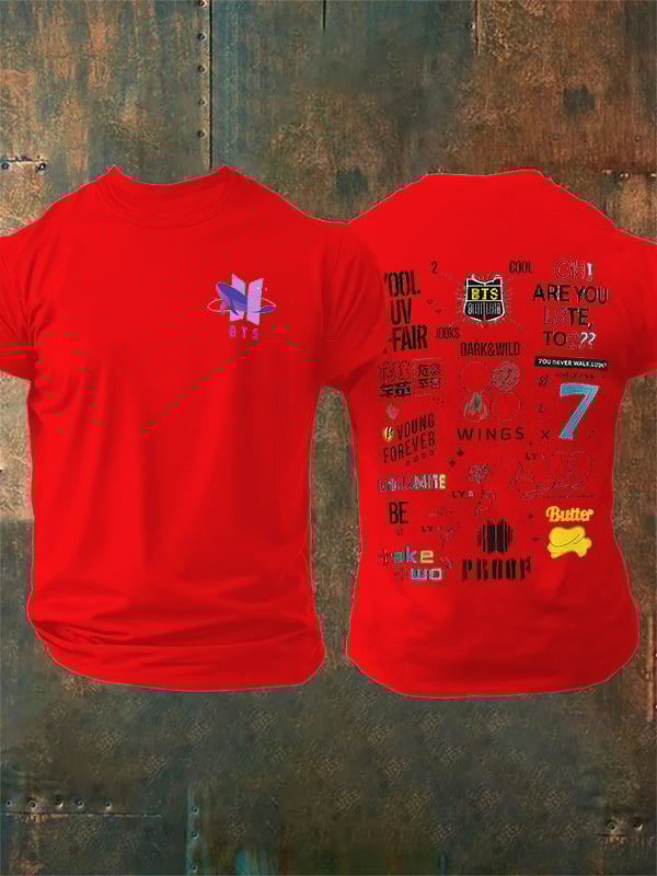 Men's BTS Print T-Shirt