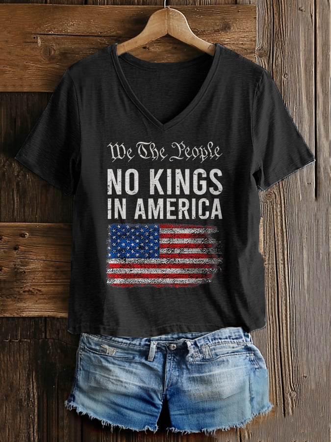 🔥Buy 3 Get 15% Off🔥Women's Casual Fashion American Kingless Printed T-Shirt