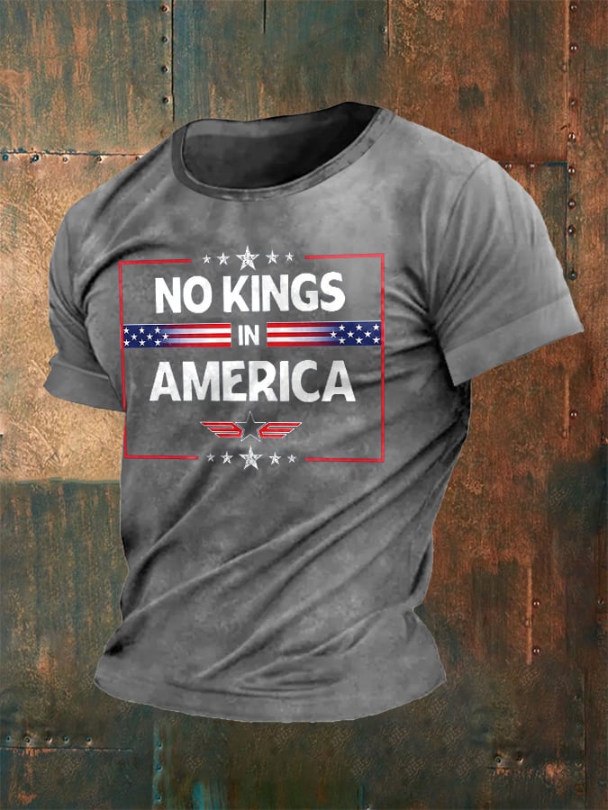 🔥Buy 3 Get 15% Off🔥Men's Casual Fashion American Kingless Print T-Shirt