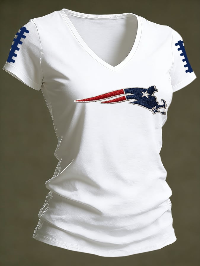 Women's Football Printed T-Shirt