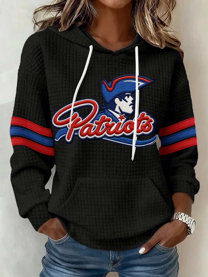 Women's Football Print Casual Sweatshirt