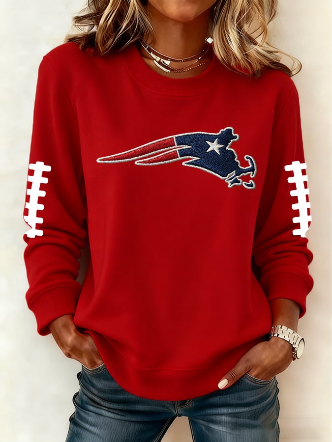 Women's Football print Sweatshirt
