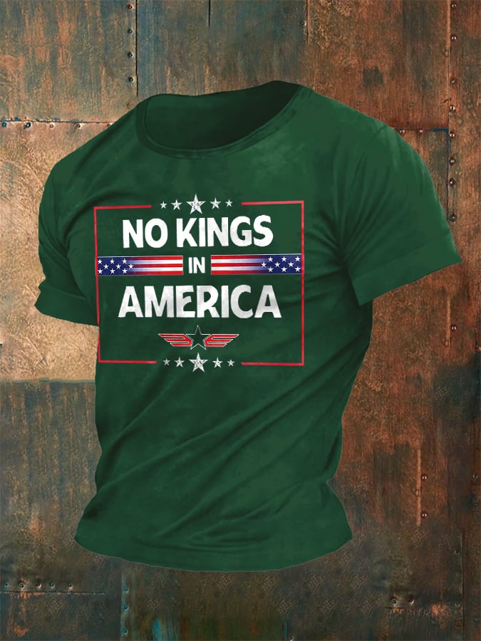 🔥Buy 3 Get 15% Off🔥Men's Casual Fashion American Kingless Print T-Shirt