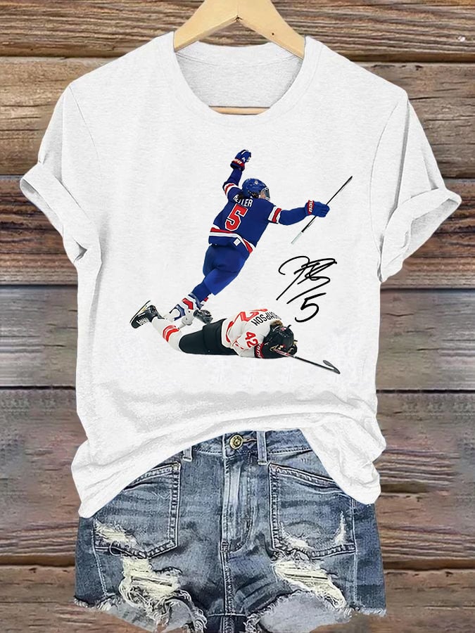 Women's Funny Character Print T-Shirt