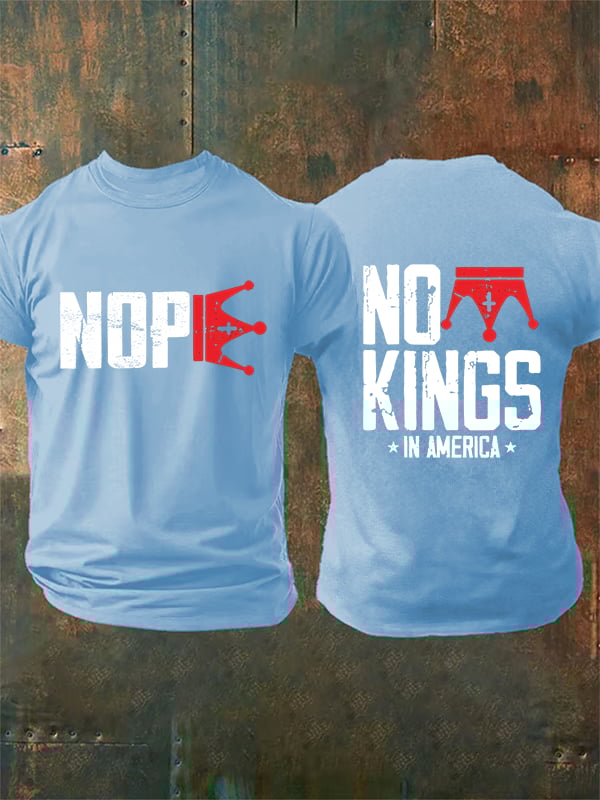 🔥Buy 3 Get 15% Off🔥Men's No Kings In America T-Shirt