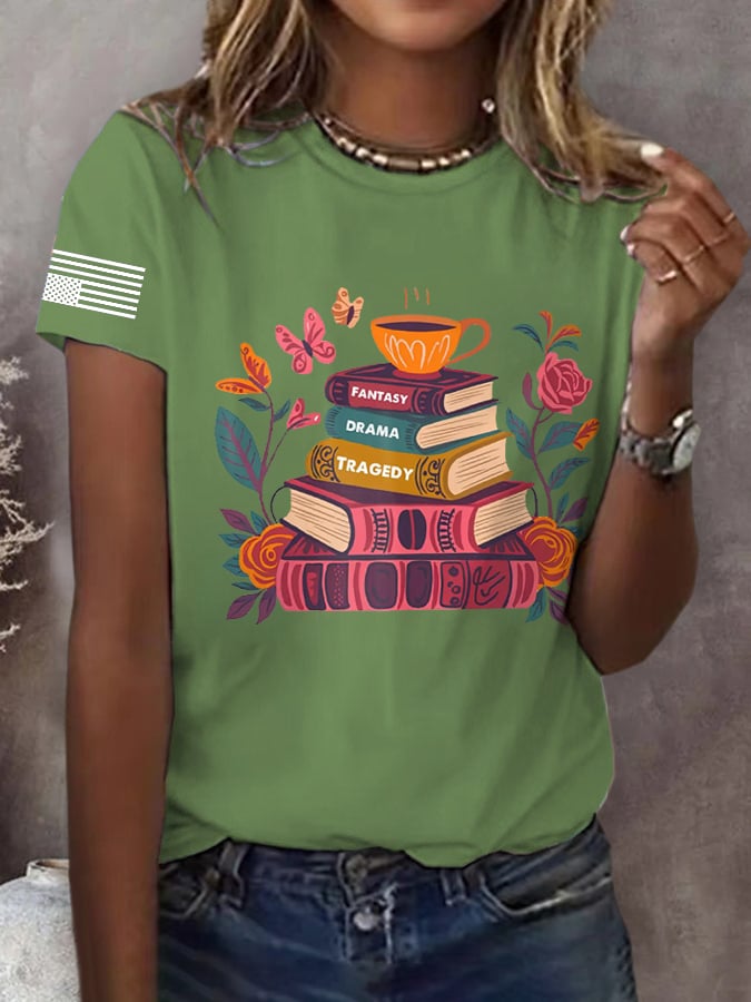 🔥Buy 3 Get 15% Off🔥Retro Fantasy Drama Tragedy Print T-Shirt